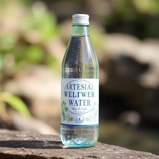 Bottle of Artesian Wellspring Mineral Water